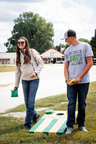 TR 1/4 Fleece Pullover in Oyster Tan